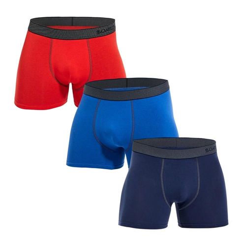 3 Pièces/Paquet Sexy Lettre Hommes Culottes Coton Boxer Shorts Hommes Caleçons Marque Sous-Vêtements Pour Hommes Couleur Unie Boxeurs.B19 3pcs-4.L