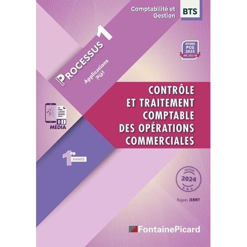 Contrôle Et Traitement Comptable Des Opérations Commercialesprocessus 1 Bts Cg 1re Année