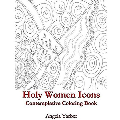 Holy Women Icons Contemplative Coloring Book
