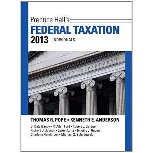 Prentice Hall's Federal Taxation 2013 Individuals