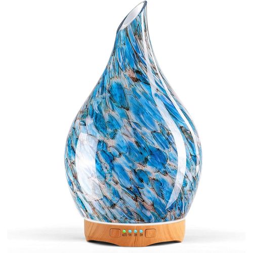 Humidificateur diffuseur d'arômes 280ml,humidificateur ultrasonique 3D en or rose, silencieux,7 LED changeantes de couleur,humidificateur d'ambiance sans BPA, décoration pour la maison,le yoga