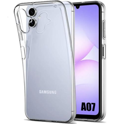Coque Pour Samsung Galaxy A07, Protection Silicone Antichoc Anti-Rayures Ultra Slim Transparent - Efconnection