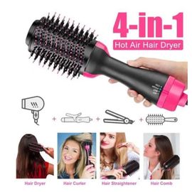 Brosse Soufflante Rotative, Brosse Lissante Chauffante Electrique Multifonctionnels Sèche-Cheveux 3 En 1, Sèche-Cheveux Brosse