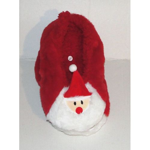 Chausson De Noel En Peluche Taille 40. 41 - Pantoufle Pere Noel 25 Cm
