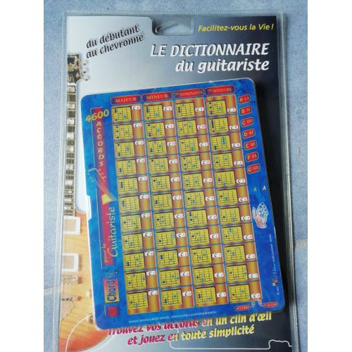 Chord It Le Dictionnaire Du Guitariste 4600 Accords