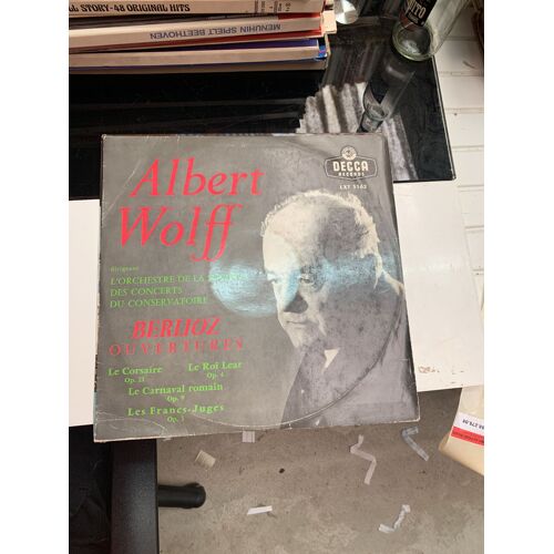 Albert Wolff / The Paris Conservatoire Orchestra ¿ Berlioz Overtures Decca ¿ Lxt 5162