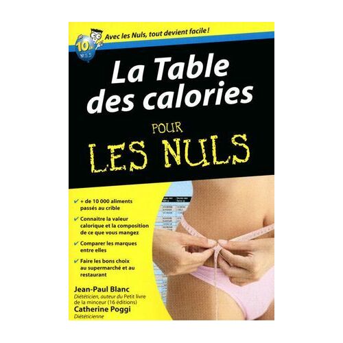 Table Des Calories Poche Pour Les Nuls