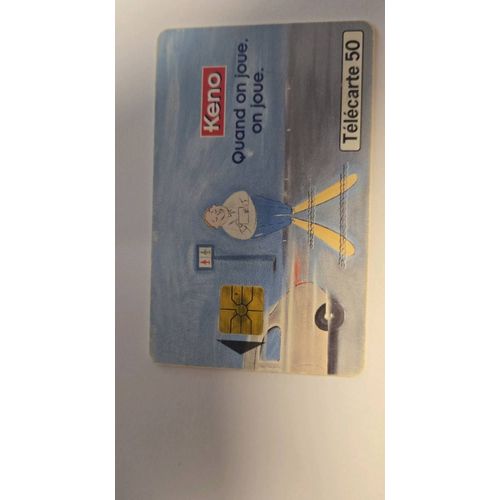 Carte Téléphonique Telecarte 50 Keno