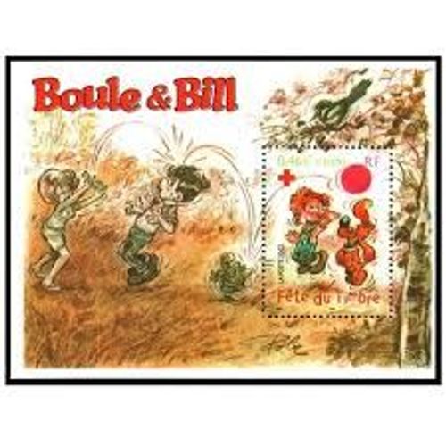 Fête Du Timbre : Bande Dessinée "Boule Et Bill" Bloc Feuillet 46 Année 2002 N° 3469 Yvert Et Tellier Luxe