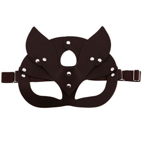 Masque De Bondage Bdsm Pour Femme, Demi-Masque Catwoman, Cosplay De Fête, Costume Sexy, Accessoires De Silicone, Masque Sm En Latex, Produits Sexuels Pour Adultes
