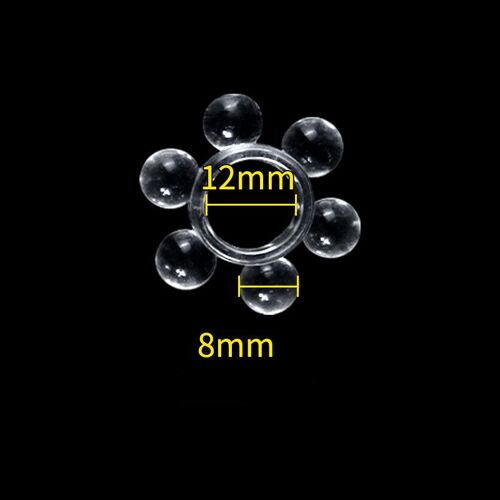 Boule D'agrandissement Réutilisable En Silicone Pour Hommes, Serrure À Pénis, Anneau Pénien, Bondage, Érection, Retard D'éjaculation, Civière, Jouet Sexuel, 1 Jeu, 6 Pièces
