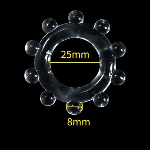 Boule D'agrandissement Réutilisable En Silicone Pour Hommes, Serrure À Pénis, Anneau Pénien, Bondage, Érection, Retard D'éjaculation, Civière, Jouet Sexuel, 1 Jeu, 6 Pièces