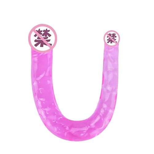 Jouets Sexuels Pour Adultes, Double Godemiché, Flexible, Gelée Douce, Vagin, Anal, Femme Gay, Pénis Artificiel