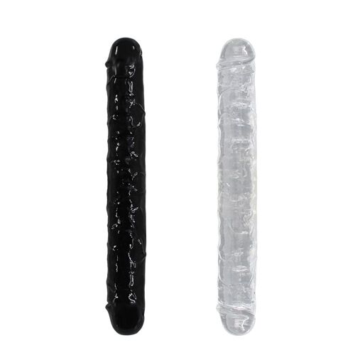 Godemiché À Double Tête Pour Femme, Godemiché À Double Extrémité, Stimulation Du Vagin Et De L'anus, Pénis Réaliste, Jouets Sexuels Pour Adultes