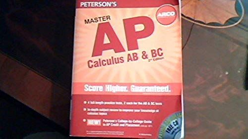 Petersons Master Ap Calculus Ab & Bc [With Cdrom] (Petersons Master The Ap Calculus Ab & Bc)