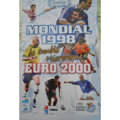 Coffret 2 Vhs France Télévision  Mondial 98 Et Euro 2000 /Le Doublé Historique.