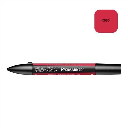 Marqueur À Alcool Double Pointe Promarker Baie Rouge