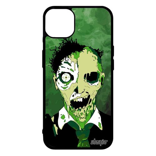 Coque Zombie Iphone 14+ Plus Silicone Halloween De Protection Spectre Mort Vivant Alu Vert Effrayant Souple Homme Horreur Gore