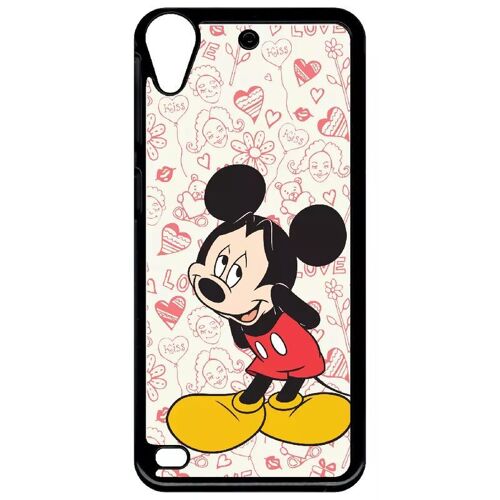 Coque Pour Htc Desire 530 - Disney Mickey Love - Noir
