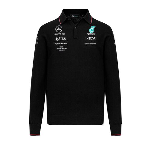 Polo Manche Longue Mercedes-Amg Petronas Motorsport Officiel Formule 1
