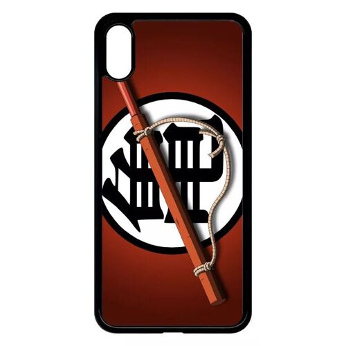 Coque Pour Iphone Xs Max - Dbz Kanji Signe Logo - Noir