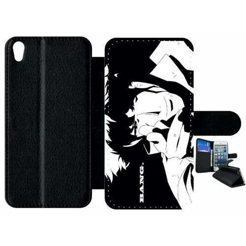 Etui À Rabat Pour Xperia Xa - Cowboy Bebop Spike Spiegel Bang - Simili-Cuir - Noir
