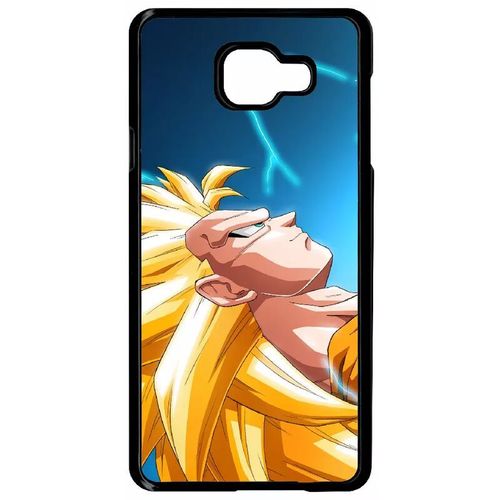 Coque Pour Galaxy A7 (2016) - Dbz Gohan Concentration D'un Super Saiyan - Noir