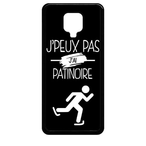 Coque Pour Xiaomi Note 9s - J Peux Pas J Ai Patinoire 2 - Noir