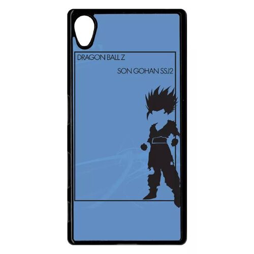 Coque Pour Xperia Z5 - Dbz Songohan Super Sayan Minimalist - Noir