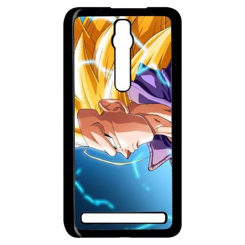 Coque Pour Asus Zenfone 2 Ze551ml - Dbz Gt Trunk Super Saiyan 3 Cheveux Long - Noir