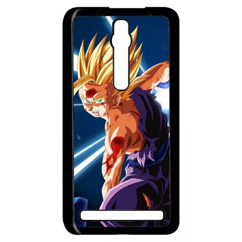 Coque Pour Asus Zenfone 2 Ze551ml - Dbz Gohan Super Saiyan Kamehameha L'eveil D'un Guerrier - Noir