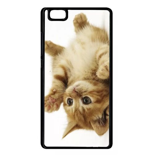 Coque Pour Huawei Ascend P8 Lite (2015) - Petit Chaton Mignon - Noir