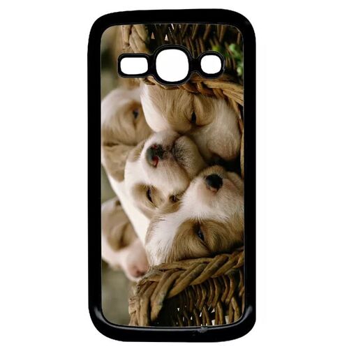 Coque Pour Galaxy Ace 3 - Panier A Chiots - Noir