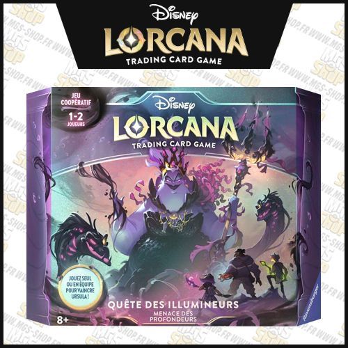Disney Lorcana  Quête Des Illumineurs "Menace Des Profondeurs" 🇫🇷 (Disney)