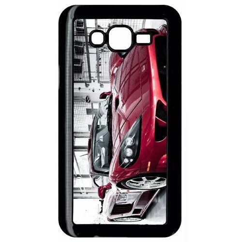 Coque Pour Galaxy J7 - Voiture De Sport - Noir