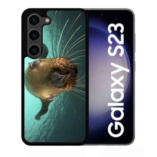 Coque Pour Galaxy S23 - Loutre Tu Veux Ma Photo - Silicone - Noir