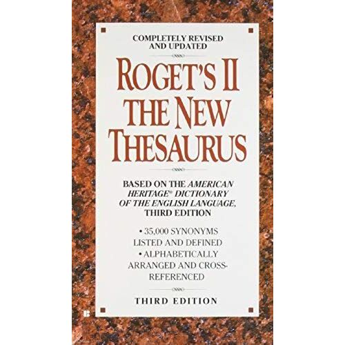 Roget's Ii : The New Thesaurus Third Edition