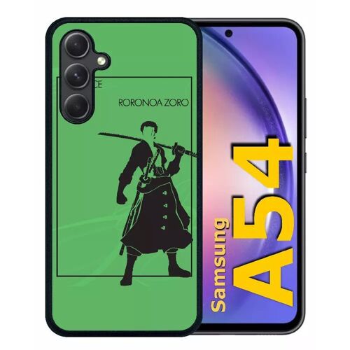 Coque Pour Galaxy A54 - One Piece Roronoa Zoro - Silicone - Noir
