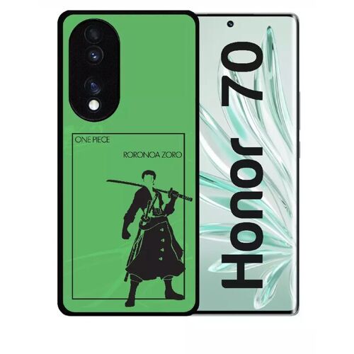 Coque Pour Honor 70 - One Piece Roronoa Zoro - Silicone - Noir