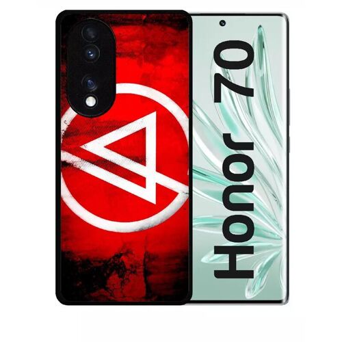 Coque Pour Honor 70 - Linkin Park Logo - Silicone - Noir