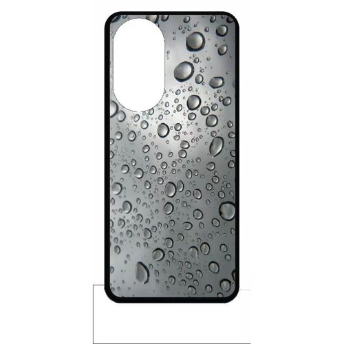 Coque Pour Honor X7 - Texture Eau De Pluie - Silicone - Noir