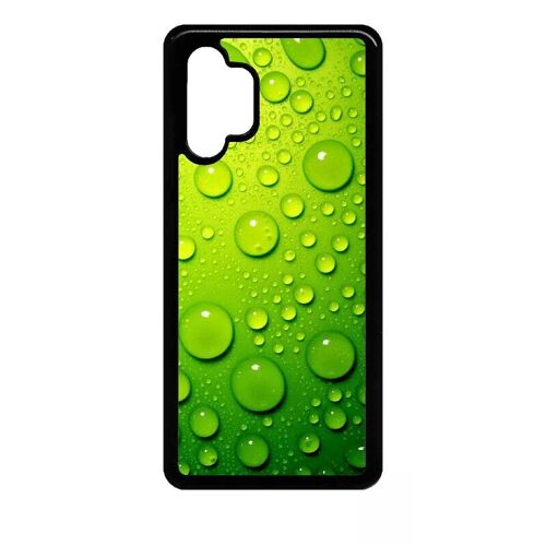 Coque Pour Galaxy A32 4g - Goutte D Eau Verte - Noir