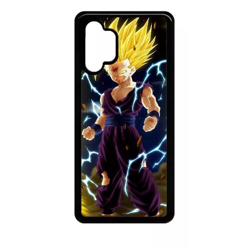 Coque Pour Galaxy A32 4g - Dbz Songohan Super Sayan 2 Face À Cell - Noir