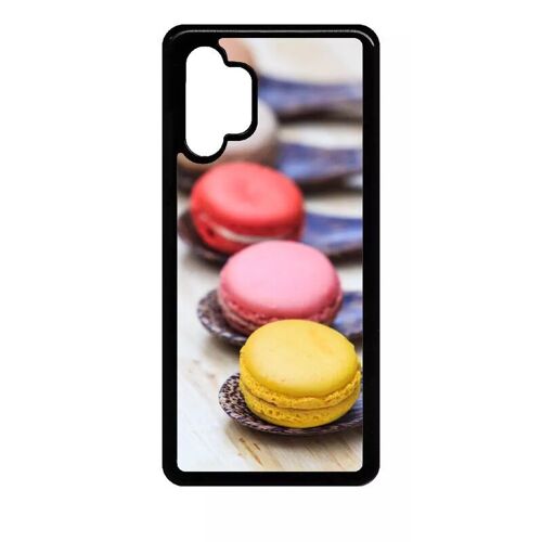 Coque Pour Galaxy A32 4g - Gourmandise De Macaron - Noir