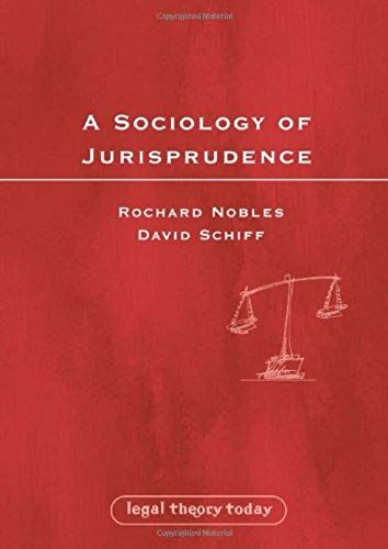 A Sociology Of Jurisprudence