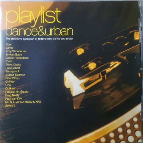 Playlist - Dance And Urban - Cd Album