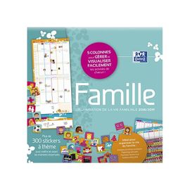 Oxford Calendrier Mural De La Famille Scolaire Sept / Sept Format 30 X 30 Cm