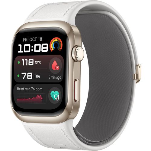 Watch D2,Montre Connectée,Mesure Ambulatoire De La Pression Artérielle,Analyse Ecg,Surveillez Fréquence Cardiaque,Spo2,Fréquence Respiratoire,Design Fin Et Léger,Ios & Android,Or