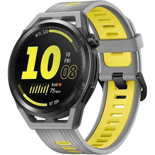 Montre Connectée Gt Runner 46 Mm,Double Bande Gnss Avec 5 Systèmes,Détection Précise De La Fréquence Cardiaque,Programme Scientifique De Course Ki,Poids Léger,Gris