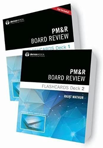 Pm&r Board Review Flashcards (2-Deck Set)